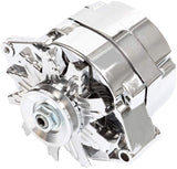 JDMSPEED Alternator New RA00114 For Chevy BBC SBC Jeep 1 Wire High Output 110Amp Chrome