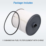JDMSPEED For 2019-21 Dodge Ram 6.7 Cummins Turbo Diesel Fuel Filter Water Separator