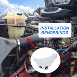 JDMSPEED 603-5203 Coolant Reservoir Tank For Freightliner Cascadia Heavy Duty Pressurized