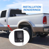JDMSPEED NEW Front Outside Exterior Door Handle Driver Side Left LH Black For Super Duty
