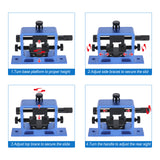 JDMSPEED Universal BLUE Pistol Slides Rear Sight Tool Pusher For Glock 1911&SIG Handguns