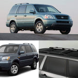 JDMSPEED Pair For 2003-2008 Honda Pilot Aluminum Roof Rack Top Rail Cross Bar