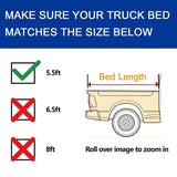 JDMSPEED Hard Tri-Fold Tonneau Cover For 2007-2021 Toyota Tundra 5.5ft Short Bed