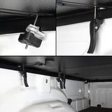 JDMSSPEED 6.5FT Hard Tri-Fold Lock Truck Bed Fits Silverado Sierra Tonneau Cover 2014-2018