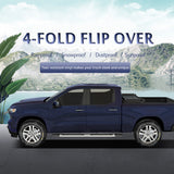 JDMSPEED 6ft 4-Fold Soft Truck Bed Tonneau Cover For 2016-2020 Toyota Tacoma