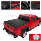 JDMSPEED 6ft Soft Roll-Up Tonneau Cover For 89-04 Toyota Tacoma w/ Side Mounting Rails