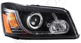 JDMSPEED Pair LED DRL Projector Headlights For 2001-2007 Toyota Highlander Front Lights