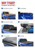 JDMSPEED 5.5' Short Bed Roll Up Soft Tonneau Cover Fits Ford F-150 2004-2018