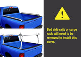 JDMSPEED 5.5' Short Bed Roll Up Soft Tonneau Cover Fits Ford F-150 2004-2018