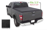 JDMSPEED 5.5' Short Bed Roll Up Soft Tonneau Cover Fits Ford F-150 2004-2018