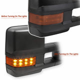 JDMSPEED Power Heated LED Tow Mirrors For Toyota Tundra Sequoia w/ Sequential Turn Signal