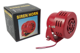 JDMSPEED NEW RED 12V CIVIL AIR RAID ALARM HORN TORNADO ALARM MOTOR DRIVEN FIRE