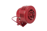JDMSPEED NEW RED 12V CIVIL AIR RAID ALARM HORN TORNADO ALARM MOTOR DRIVEN FIRE