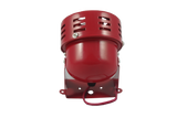 JDMSPEED NEW RED 12V CIVIL AIR RAID ALARM HORN TORNADO ALARM MOTOR DRIVEN FIRE
