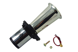 JDMSPEED 12V OLD FASHION CHROME CAR HORN HOT ROD KLAXON AHOOGA ANTIQUE VINTAGE STYLE