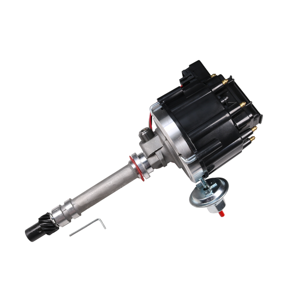 JDMSPEED For SBC Chevy Corvette Tach Drive 327 350 HEI Distributor 6515 Black 65K Coil