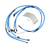 JDMSPEED Blue For Chevrolet Gmc 6.5l 6.5 Turbo Diesel Glow Plug Harness Kit Heavy Duty
