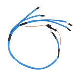 JDMSPEED Blue For Chevrolet Gmc 6.5l 6.5 Turbo Diesel Glow Plug Harness Kit Heavy Duty