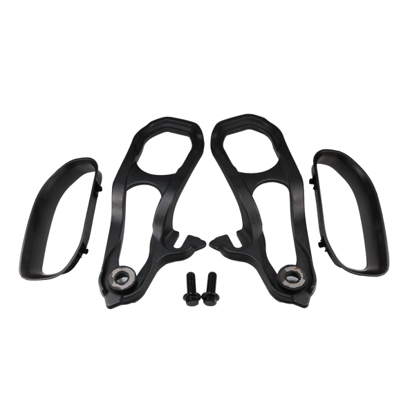 JDMSPEED For 2019 2020 Dodge Ram 1500 DT Front Left & Right Black Tow Hooks with Hardware