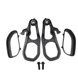 JDMSPEED For 2019 2020 Dodge Ram 1500 DT Front Left & Right Black Tow Hooks with Hardware