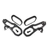 JDMSPEED For 2019 2020 Dodge Ram 1500 DT Front Left & Right Black Tow Hooks with Hardware