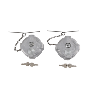 JDMSPEED 2PCS For Freightliner Cascadia 1/4 Quarter Turn Locking Diesel Fuel Gas Caps