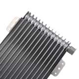 JDMSPEED Transmission Oil Cooler Low Pressure Drop 40,000 GVW Heavy Duty w/ Fittings