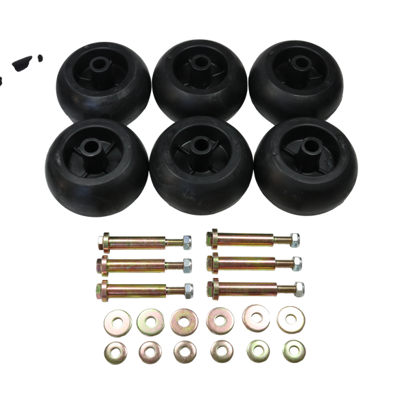 JDMSPEED (6) Deck Wheel Kit For Exmark Viking Lazer Z Toro Groundsmaster Zero Turn Mower