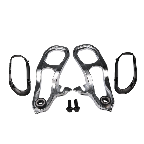 JDMSPEED Chrome Front Left & Right Heavy Duty Tow Hook w/ Hardware For 2019 2020 Ram 1500