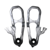 JDMSPEED Chrome Front Left & Right Heavy Duty Tow Hook w/ Hardware For 2019 2020 Ram 1500