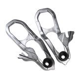 JDMSPEED Chrome Front Left & Right Heavy Duty Tow Hook w/ Hardware For 2019 2020 Ram 1500