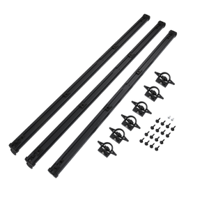 JDMSPEED Utility Rail Trail Rail Kit BLACK 82215956 For 2020-2021 Jeep Gladiator JT