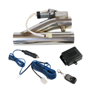 JDMSPEED NEW 3" Electric Exhaust Downpipe Cutout E-cut Out Valve Controller Remote Kit