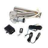 JDMSPEED NEW 3" Electric Exhaust Downpipe Cutout E-cut Out Valve Controller Remote Kit