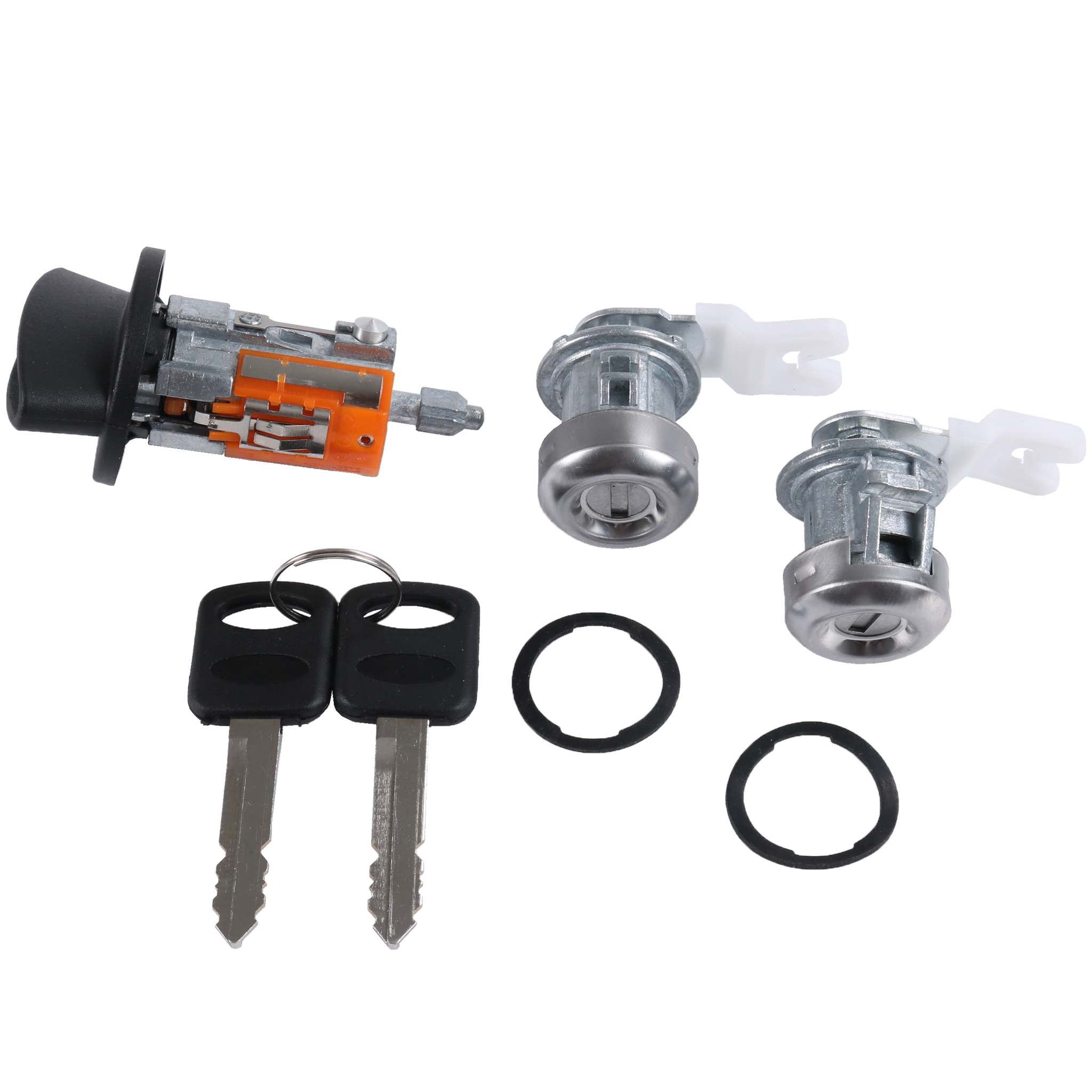 Ford Ignition Switch Lock Cylinder + Driver Door Lock Cylinder With 2 Logo Keys – LockCraft LS17041