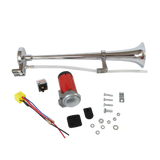 JDMSPEED Universal Air Horn Compressor 150DB with 12V Super Loud Single Train Trumpet Car