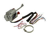 JDMSPEED For GM FORD BUICK HL101 Signal Switch Hot Rod Turn Street 12V Universal Chrome