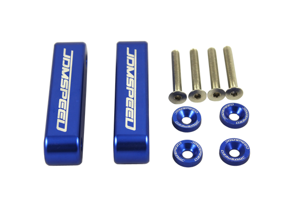 Hood Risers Kit JDMSPEED Brand New Blue JDMSPEED Hood Spacer Risers Kit Set For Acura ...
