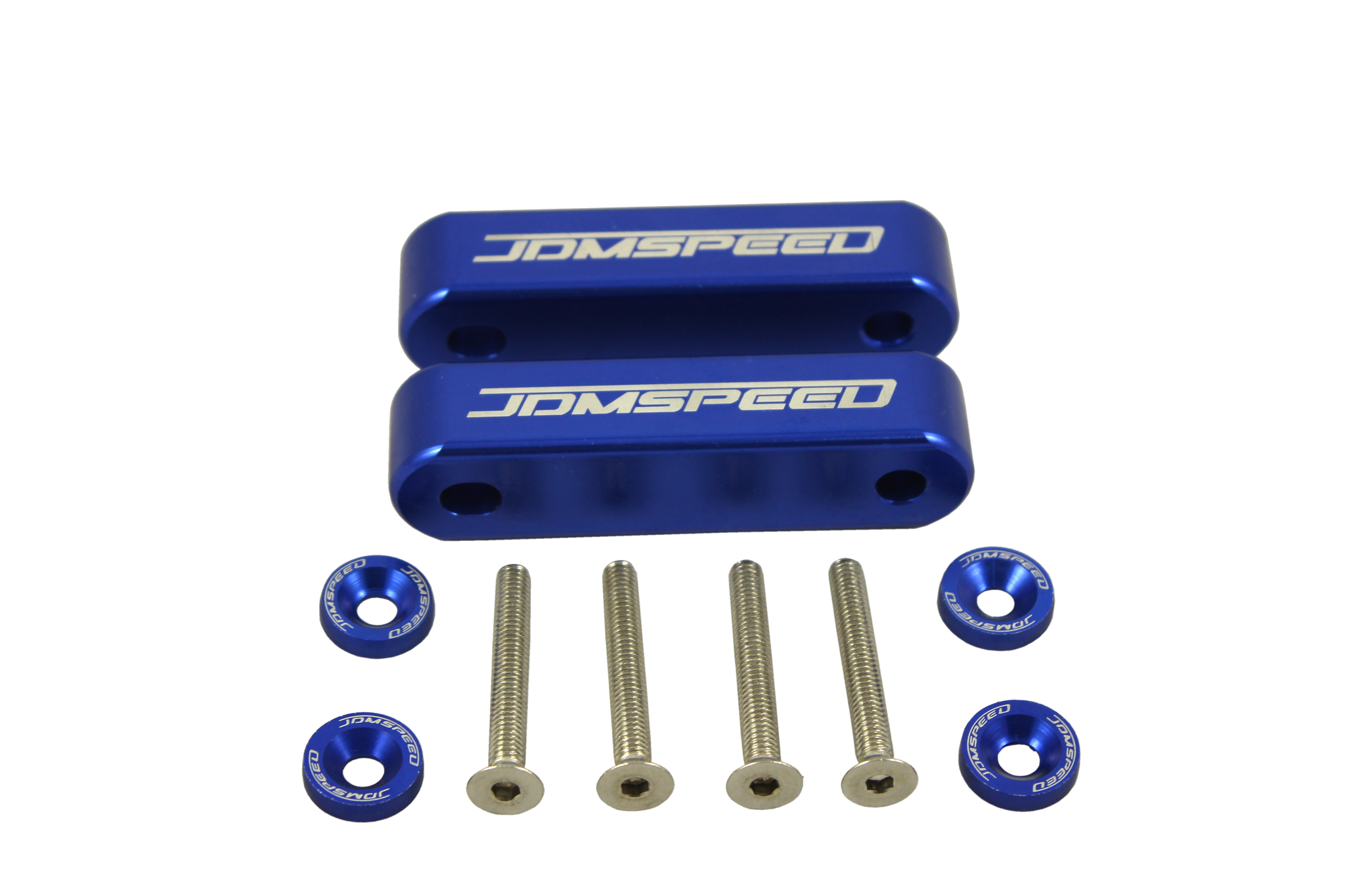 JDMSPEED Brand New Blue JDMSPEED Hood Spacer Risers Kit Set For Acura