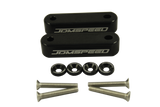 JDMSPEED Black JDMSPEED Hood Spacer Risers Kit Set For Acura Integra Honda Civic