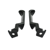 JDMSPEED FITS 87-96 F150 F250 F350 Bronco Pair Left&Right Black Metal Inside Door Handles