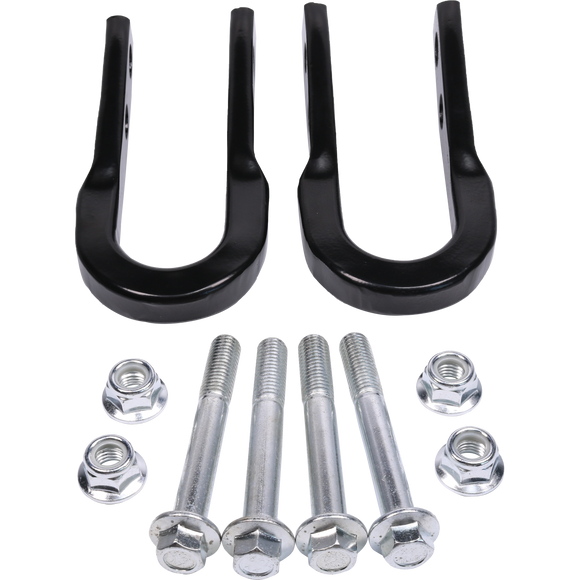 JDMSPEED Set of 2 For 2015-2021 Colorado Canyon Front Black Tow Recovery Hooks 23253074