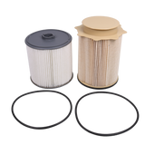JDMSPEED Diesel Fuel Filter Set 68436631AA & 68157291AA For 19-21 Ram 2500 3500 4500 5500