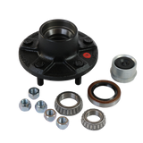 JDMSPEED 5on 5" Trailer Idler Hub Kit With inner/outer Bearing Studs Fits Axle 3500 lbs