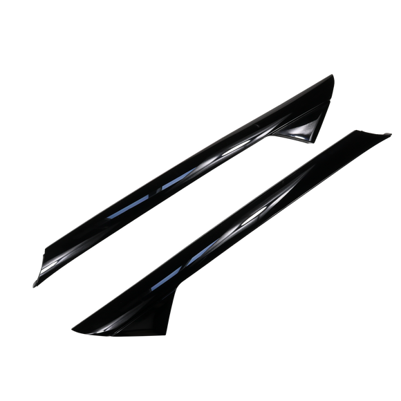 JDMSPEED Pair For 2011-2019 Ford Explorer Windshield Outer Trim Molding Left Right