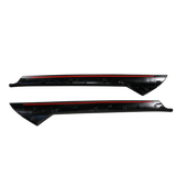 JDMSPEED Pair For 2011-2019 Ford Explorer Windshield Outer Trim Molding Left Right