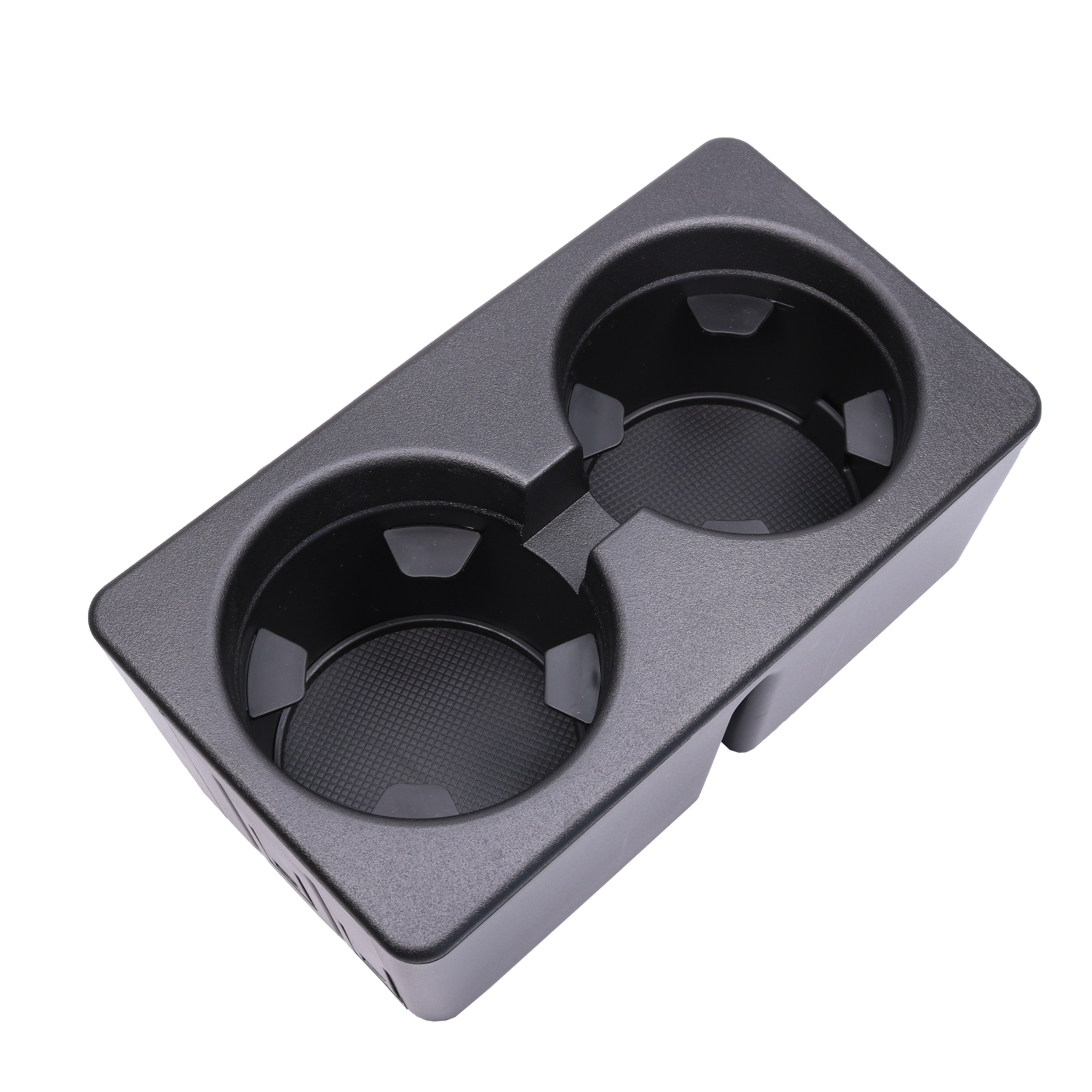 KUAFU Dual Console Cup Holder For 07-14 Chevy Silverado Tahoe GMC Sierra Yukon – Black