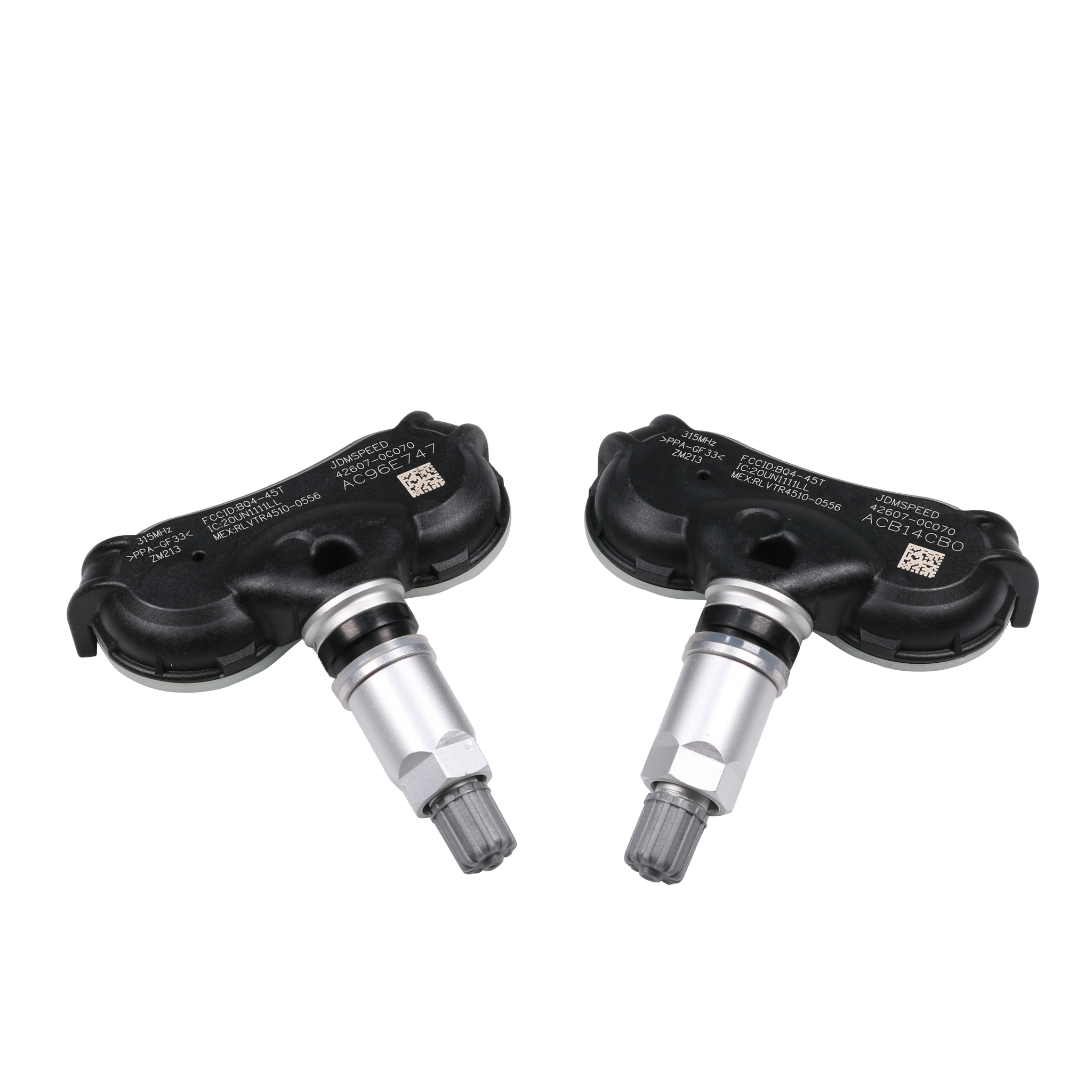GULLER TPMS Sensor 315MHz - 4 Pack | Preprogrammed For Toyota Sienna, Tundra, Sequoia | Replaces OEM 42607-0C050, 42607-0C060
