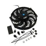 JDMSPEED Universal 12" inch Slim Fan Push Pull 12V Electric Radiator Cooling Mount Kit