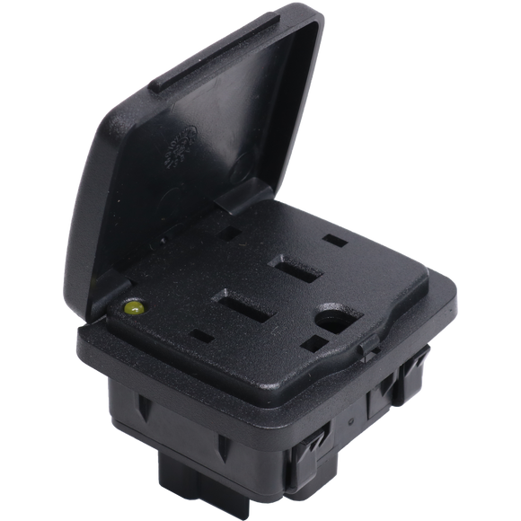 JDMSPEED Center Console AC Rear Power Outlet Socket 110V 150W Fits Ford F-Series Lincoln